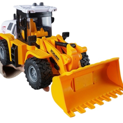 Koparka Pojazd Maszyna Budowlana Efekty Świetlne Dźwiękowe Ruchoma Łyżka
