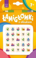Łamigłówki z ołówkiem 7+ książeczka edukacyjna krzyżówki logiczne Aksjomat