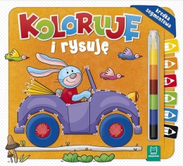 Koloruję i rysuję. Kredka segmentowa Kolorowanka dla dzieci Malowanka