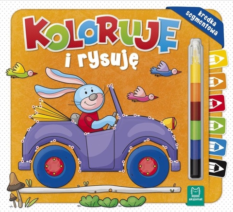 Koloruję i rysuję. Kredka segmentowa Kolorowanka dla dzieci Malowanka