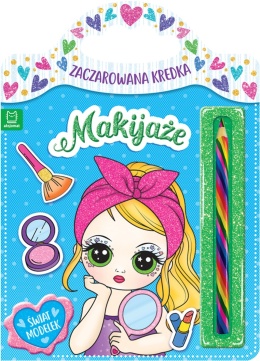 Zaczarowana kredka. Makijaże. Świat modelek. Kolorowanka Malowanka
