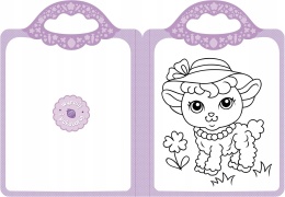 Zwierzęta Na Wsi Malowanka Z Naklejkami Zaczarowana Kredka Kolorowanka