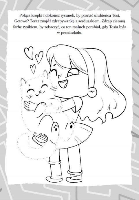 Kotki Zadanka & zdrapywanki Zadania i ćwiczenia dla dzieci zdrapki