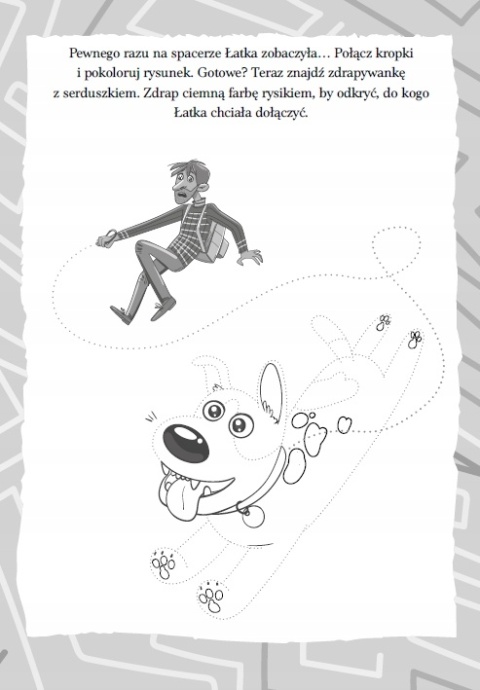 Pieski Zadanka & zdrapywanki Zadania i ćwiczenia dla dzieci zdrapki