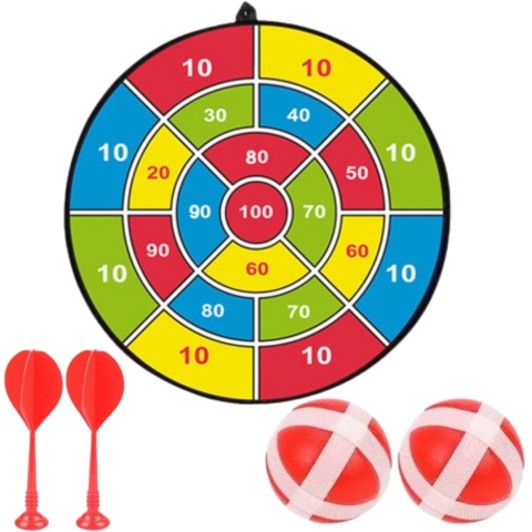 Dart Gra na Rzepy Tarcza Bezpieczne Rzutki Lotki Zręcznościowa Dla Dzieci