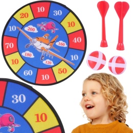 Dart Gra na Rzepy Tarcza Bezpieczne Rzutki Lotki Zręcznościowa Dla Dzieci