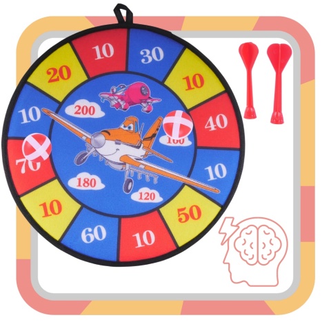 Dart Gra na Rzepy Tarcza Bezpieczne Rzutki Lotki Zręcznościowa Dla Dzieci