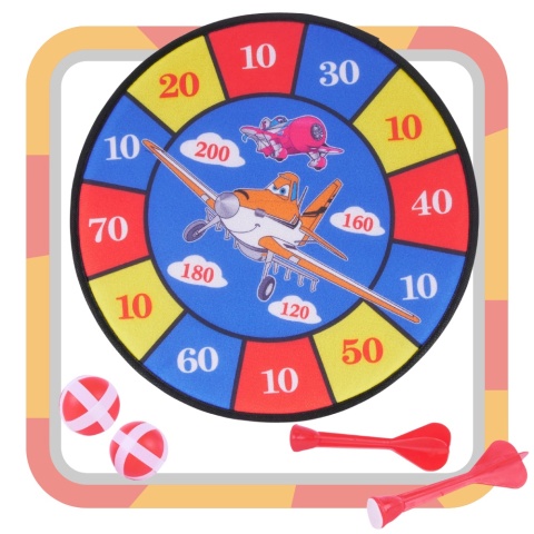 Dart Gra na Rzepy Tarcza Bezpieczne Rzutki Lotki Zręcznościowa Dla Dzieci