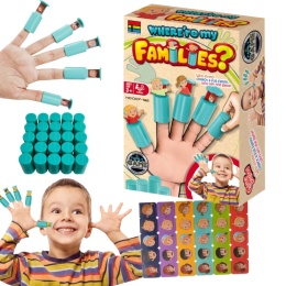 Gra Gdzie Moja Rodzina Interaktywna Gra Rodzinna Pionki Dopasowywanie