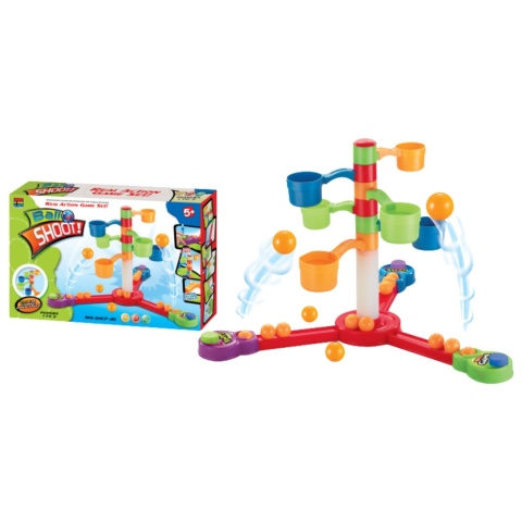 Gra Zręcznościowa Skaczące Kulki Piłeczki Traf Do Kubeczków Wyrzutnia