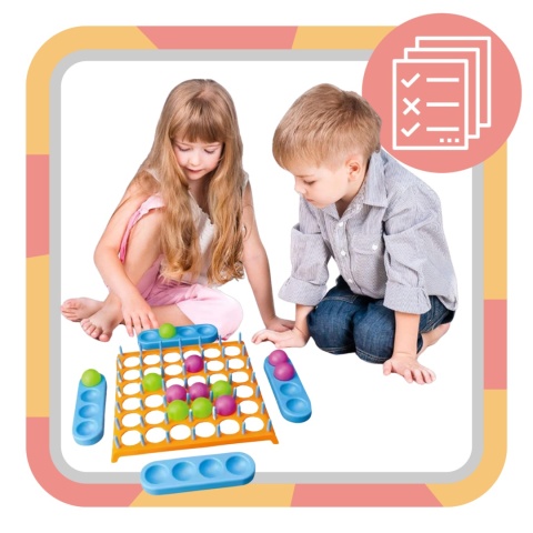 Skaczące Piłeczki Kuleczki Plansza Otwory Karty Wzory Szablony Gra Towarzys