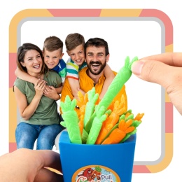 Wyciągnij Marchewkę Koszyk Gra Zręcznościowa Rodzinna Edukacyjna