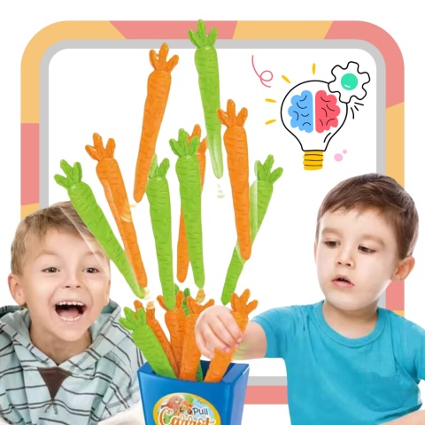 Wyciągnij Marchewkę Koszyk Gra Zręcznościowa Rodzinna Edukacyjna Wyciągnij Marchewkę Koszyk Gra Zręcznościowa Rodzinna Edukacyjna