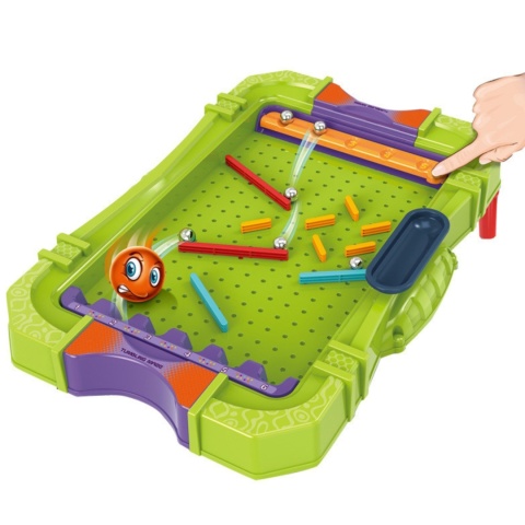 Zestaw Do Gry w Pinball Tworzenie Trasy Klocki Piłka Klepsydra Karty