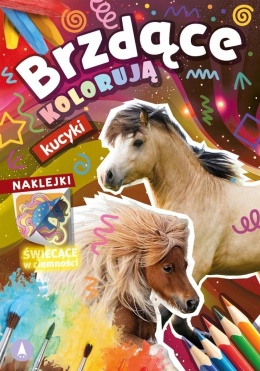 Brzdące kolorują Kucyki Malowanka dla dzieci kolorowanka konie