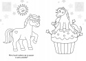 Brzdące kolorują Kucyki Malowanka dla dzieci kolorowanka konie Brzdące kolorują Kucyki Malowanka dla dzieci kolorowanka konie