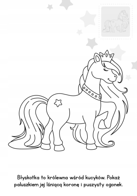 Brzdące kolorują Kucyki Malowanka dla dzieci kolorowanka konie Brzdące kolorują Kucyki Malowanka dla dzieci kolorowanka konie