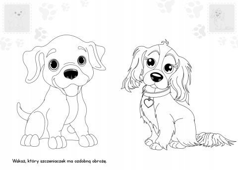 Brzdące kolorują Pieski Kolorowanka dla dzieci Malowanka + Naklejki Brzdące kolorują Pieski Kolorowanka dla dzieci Malowanka + Naklejki