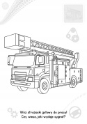 Brzdące kolorują Pojazdy specjalistyczne Malowanka z naklejkami Kolorowanka Brzdące kolorują Pojazdy specjalistyczne Malowanka z naklejkami Kolorowanka