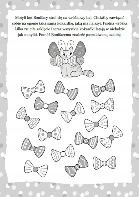 Kotki wróżek Zadanka & piaskowanki Malowanie piaskiem ćwiczenia dla dzieci