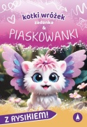 Kotki wróżek Zadanka & piaskowanki Malowanie piaskiem ćwiczenia dla dzieci