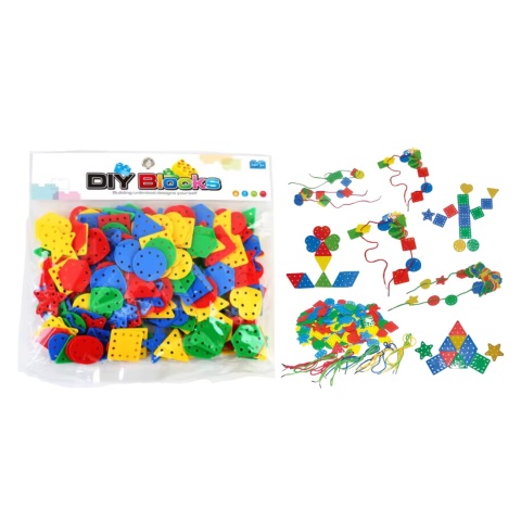 Klocki Geometryczne Do Nawlekania Edukacyjne Kreatywne Dla Dzieci 195 ele Klocki Geometryczne Do Nawlekania Edukacyjne Kreatywne Dla Dzieci 195 ele