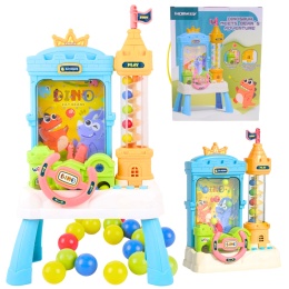 Duża Gra Zręcznościowa Łapacz Kulek Winda Automat Kierownica LED Naklejki