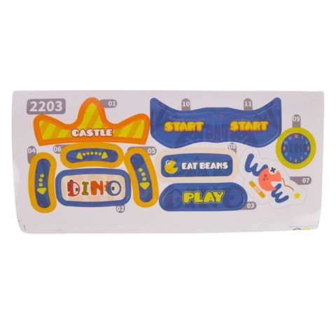 Duża Gra Zręcznościowa Łapacz Kulek Winda Automat Kierownica LED Naklejki Duża Gra Zręcznościowa Łapacz Kulek Winda Automat Kierownica LED Naklejki