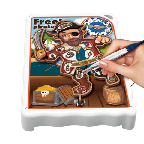 Gra RODZINNA Operacja Pirata Elektroniczna Zręcznościowa Usuwanie Elementów