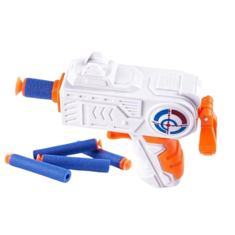 Gra Strzelecka Sowa Zestaw Pistolet Piłeczki Karty Celu Gra Zręcznościowa