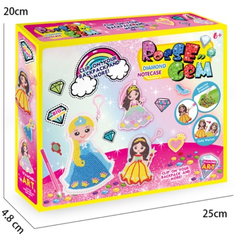 Haft Diamentowy Zestaw Kreatywny Malowanie Diamentami Koraliki Mozaika 5D