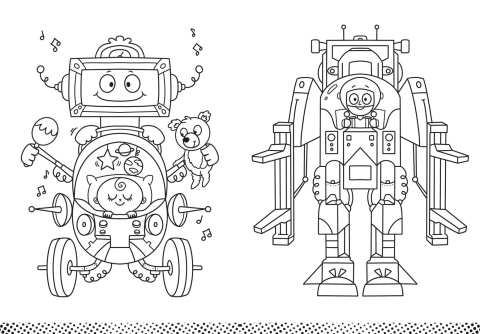 Kolorowanka dla chłopców Supermaszyny malowanka dla dzieci Aksjomat