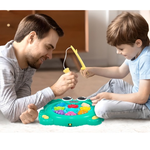 Krab Gra Zręcznościowa 2w1 Złap Kraba Łowienie Wbijak Zestaw Młoteczek