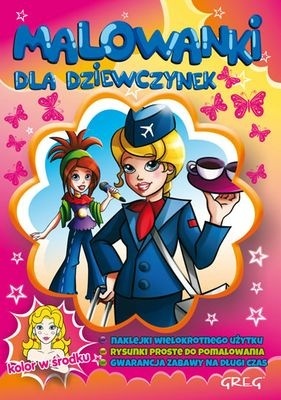Malowanki dla dziewczynek kolorowanka dla dzieci zabawa z naklejkami! Malowanki dla dziewczynek kolorowanka dla dzieci zabawa z naklejkami!