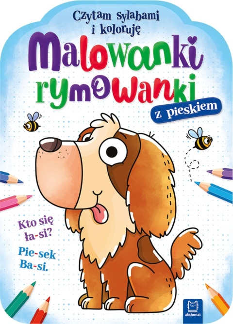 Malowanki rymowanki Aksjomat nauka czytania przez zabawę Kolorowanka