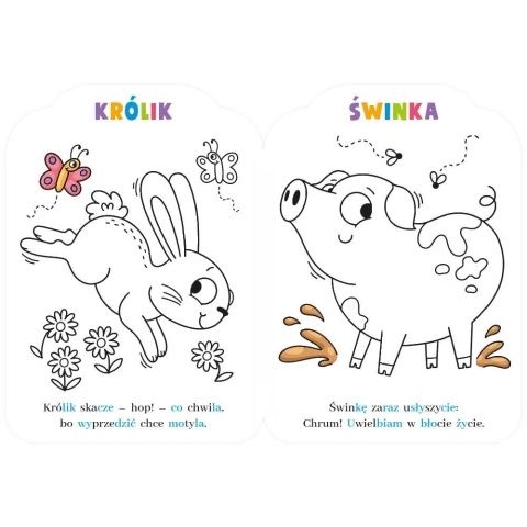 Malowanki rymowanki Aksjomat nauka czytania przez zabawę Kolorowanka