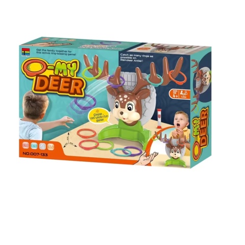 Traf Do celu Gra Zręcznościowa Składany Jelonek Jeleń Obręcze Klepsydra
